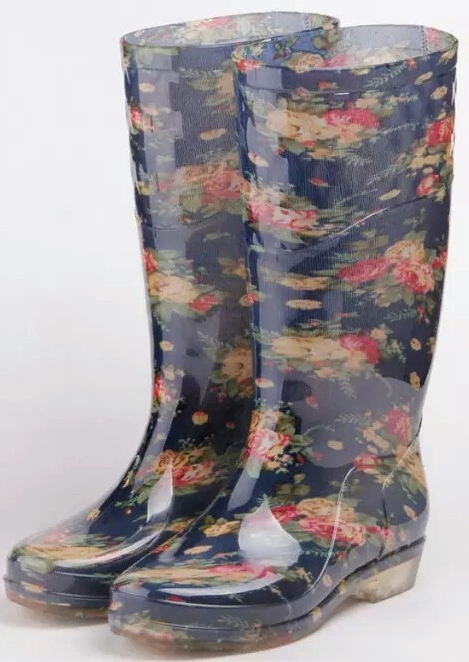 Chile Market Waterproof PVC Rainboots for Lady