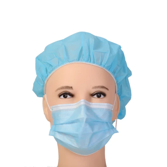 Einwegmaske Großhandel CE-Standard Einweg-Chirurgie-Krankenhaus Blaue Gesichtsmaske 50 Stück pro Karton En 14683 Staub-Ohrbügel-Gesichtsmaske Krankenhaus Medizinische Verwendung