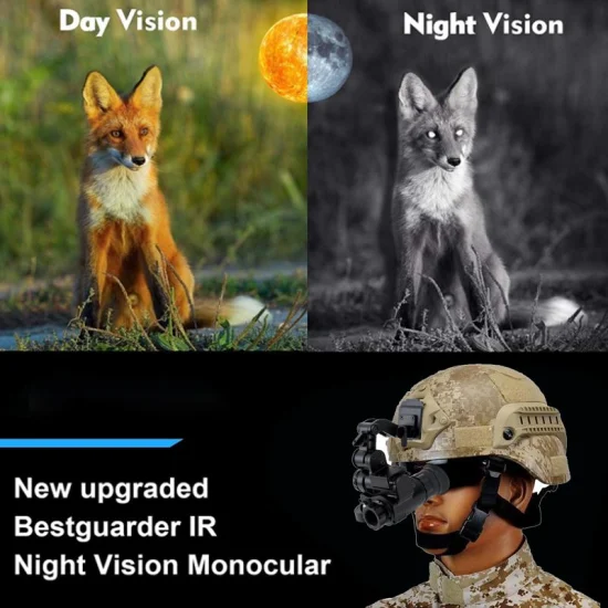 ODM-Helmmontiertes Gen 3-Nachtsichtbrillen-Zielfernrohr-Monokular für Jagdteleskope